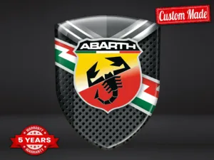 Fiat Abarth Auto Abzeichen Embleme Resilient Max Athletisch Chic